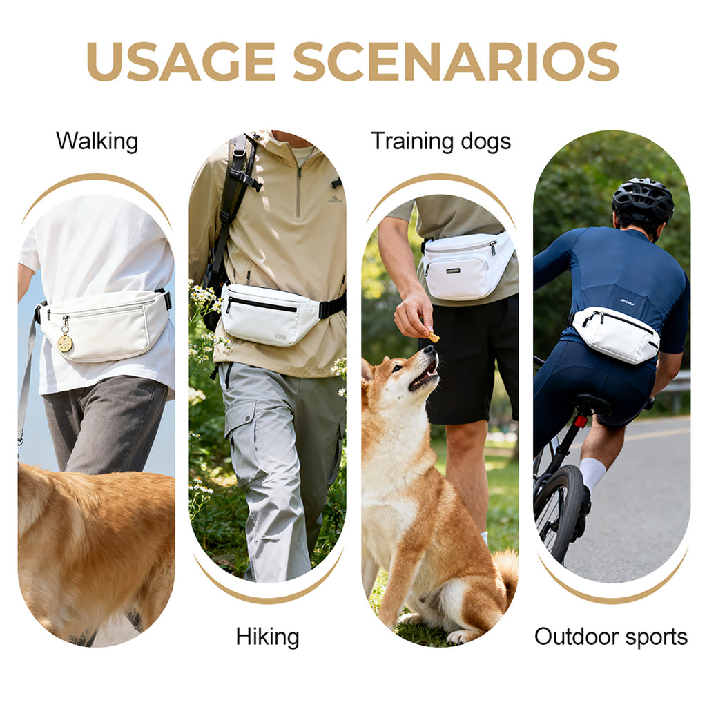 200gsm Pet Outdoor Training Storage Waist Bag(All-Over Printing)